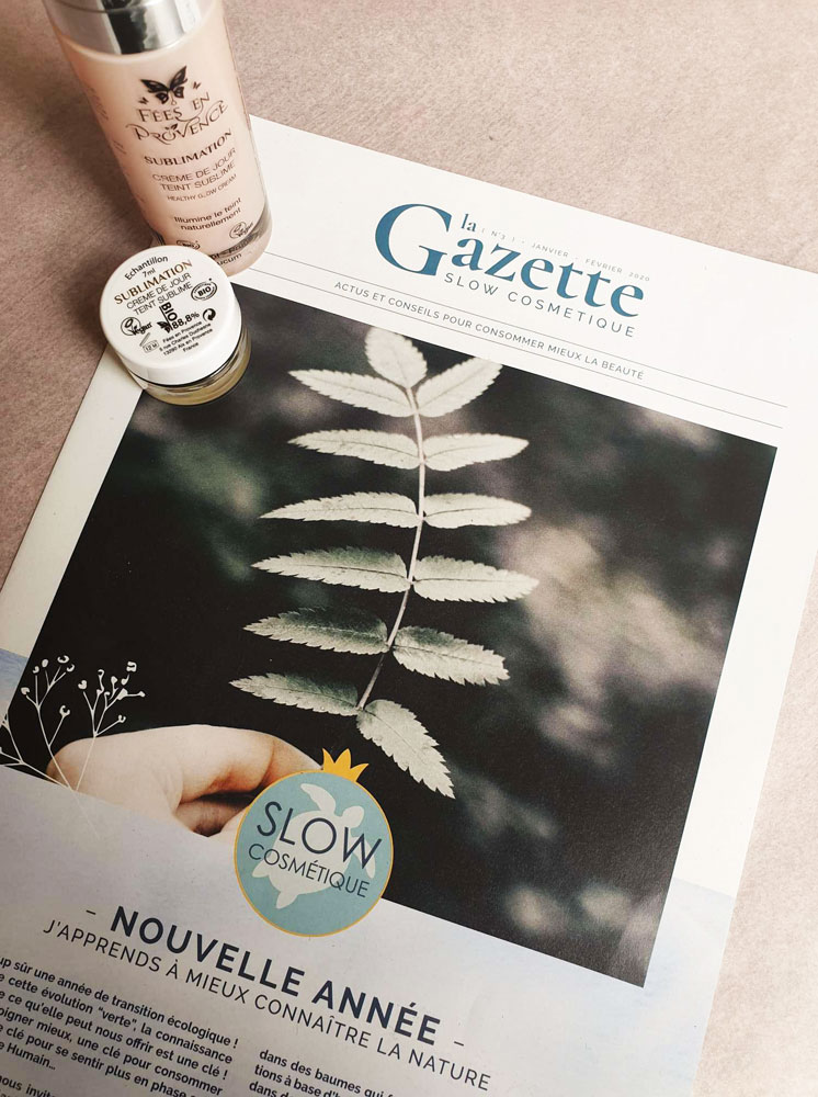 La gazette slow cosmétique recommande les cosmétiques bio des Fées en Provence