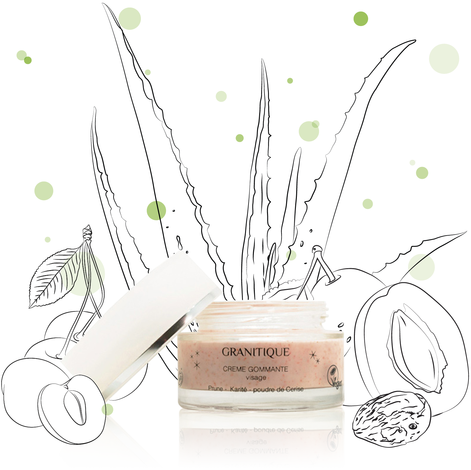 Crème gommante prodigieuse pour la peau