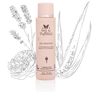 Lotion démaquillante bio pour visage et yeux sensibles