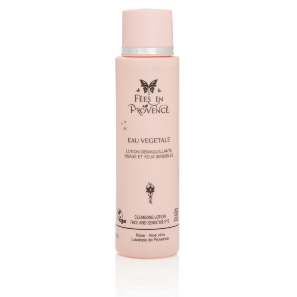 Organic cleansing lotion with a delicious scent of rose and lavender