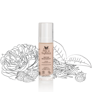 Moisturizes and protects the skin from the effects of time