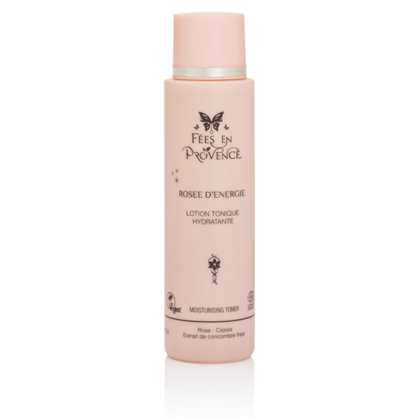 Lotion bio tonique hydratante au parfum de rose